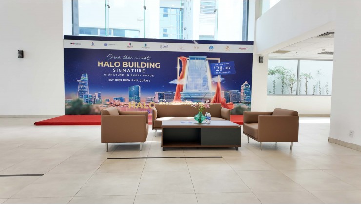 Cho thuê văn phòng hạng B+ Halo Building Signature 257 Điện Biên Phủ-Quận 3